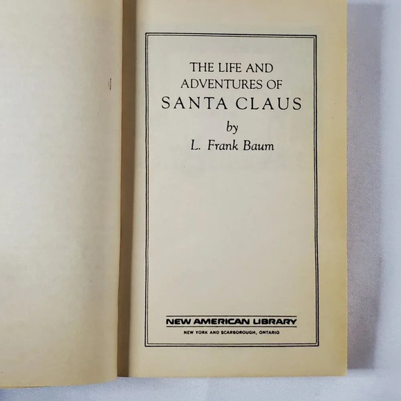The Life And Adventures Of Santa Claus  by L. Frank Baum vintage paperback - Picture 7 of 9